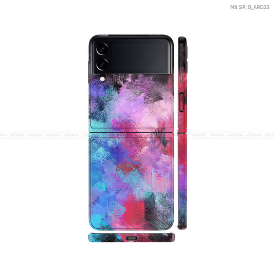 Dán Skin Galaxy Zflip4 Hình Nghệ Thuật Arcrylic | D_ARC03