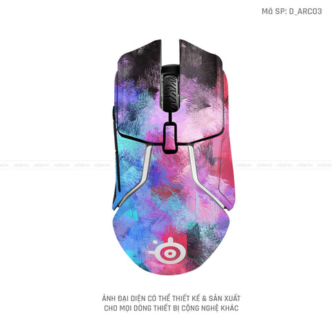 Skin Dán Chuột Steelseries Hình Acrylic | D_ARC03