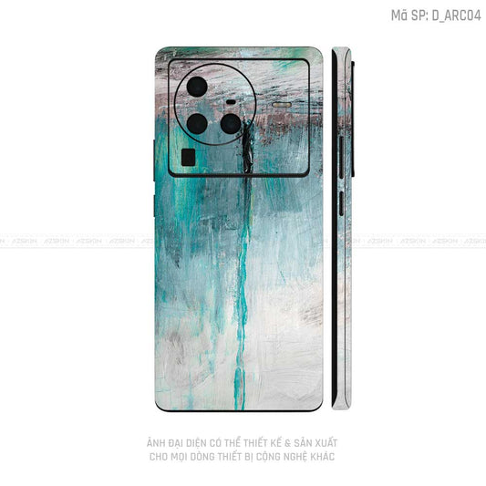 Dán Skin Vivo X Series Hình Nghệ Thuật Arcrylic | D_ARC04