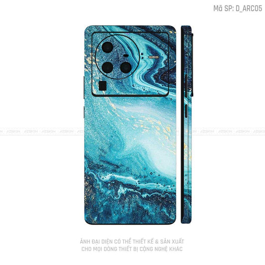 Dán Skin Vivo X Series Hình Nghệ Thuật Arcrylic | D_ARC05