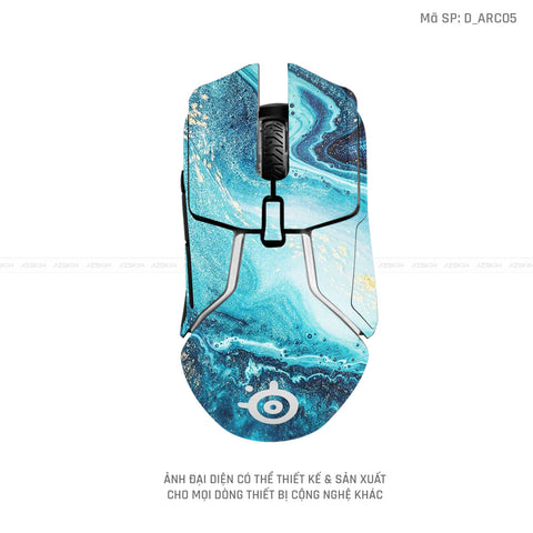 Skin Dán Chuột Steelseries Hình Acrylic | D_ARC05