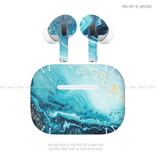 Dán Skin Tai Nghe Airpod 3 Hình Nghệ Thuật Arcrylic | D_ARC05