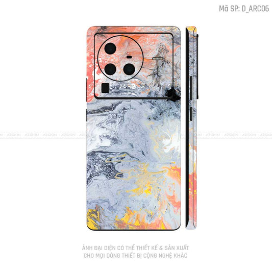 Dán Skin Vivo X Series Hình Nghệ Thuật Arcrylic | D_ARC06