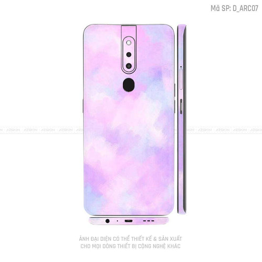 Miếng Dán Skin Điện Thoại OPPO F Series Hình Nghệ Thuật Arcrylic | D_ARC07