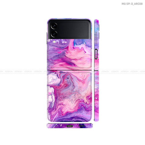 Dán Skin Galaxy Zflip4 Hình Nghệ Thuật Arcrylic | D_ARC08