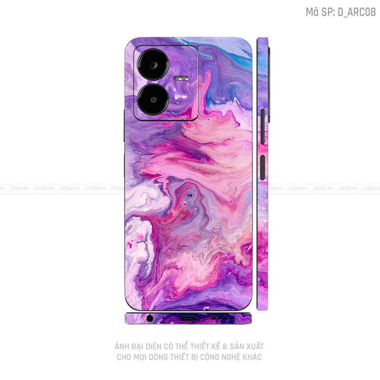 Dán Skin Vivo Y Series Hình Nghệ Thuật Arcrylic | D_ARC08