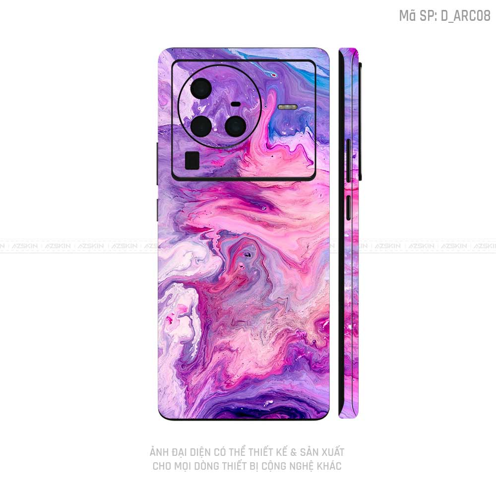 Dán Skin Vivo X Series Hình Nghệ Thuật Arcrylic | D_ARC08