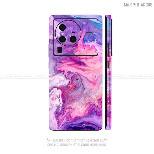 Dán Skin Vivo X Series Hình Nghệ Thuật Arcrylic | D_ARC08