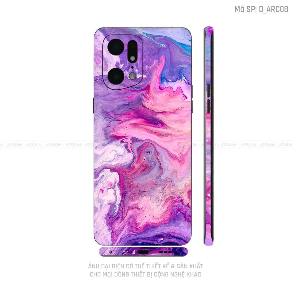 Miếng Dán Skin Điện Thoại OPPO Find X Series Hình Nghệ Thuật Arcrylic | D_ARC08