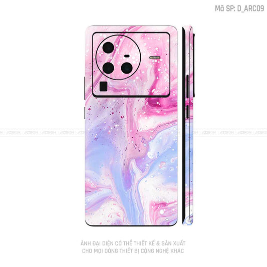 Dán Skin Vivo X Series Hình Nghệ Thuật Arcrylic | D_ARC09