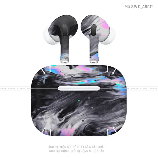 Dán Skin Airpod Pro/ Pro 2 Hình Nghệ Thuật Arcrylic | D_ARC11