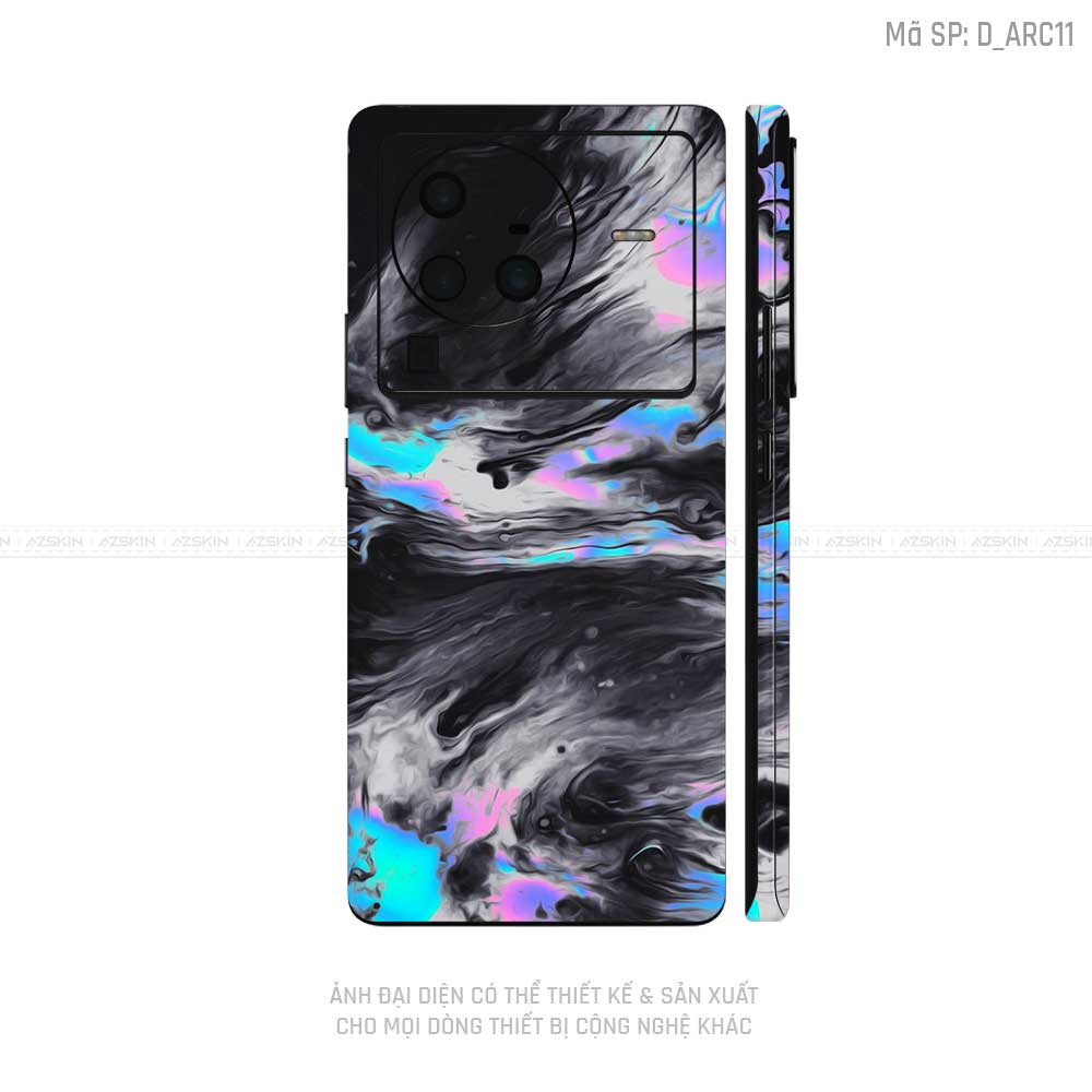 Dán Skin Vivo X Series Hình Nghệ Thuật Arcrylic | D_ARC11