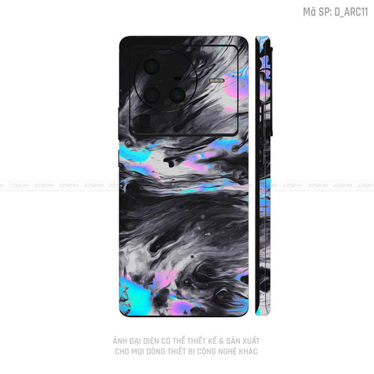 Dán Skin Vivo X Series Hình Nghệ Thuật Arcrylic | D_ARC11