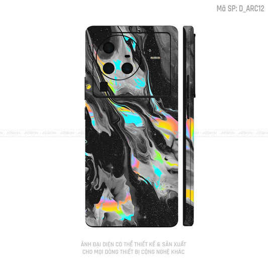 Dán Skin Vivo X Series Hình Nghệ Thuật Arcrylic | D_ARC12