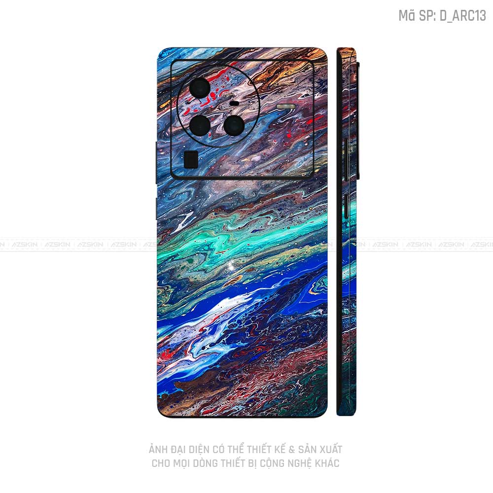Dán Skin Vivo X Series Hình Nghệ Thuật Arcrylic | D_ARC13