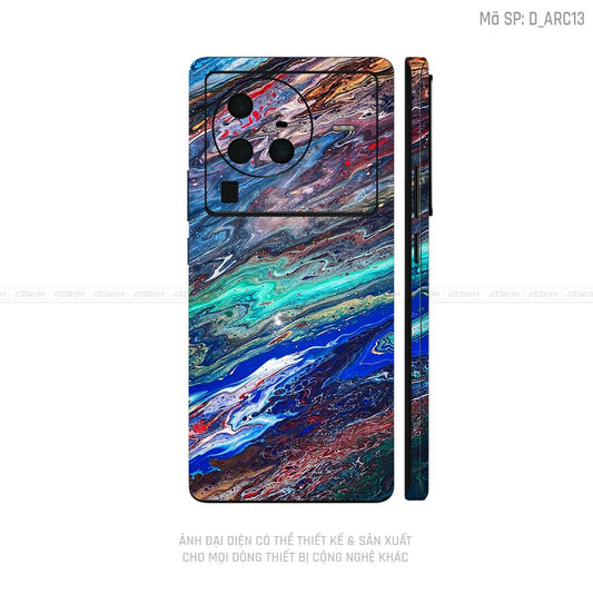 Dán Skin Vivo X Series Hình Nghệ Thuật Arcrylic | D_ARC13