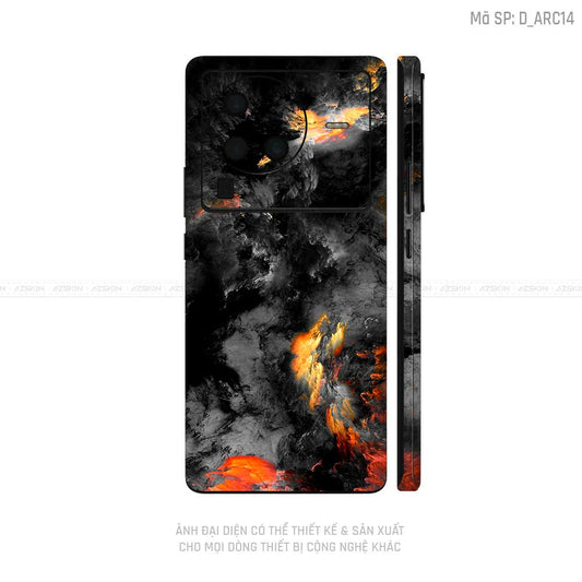 Dán Skin Vivo X Series Hình Nghệ Thuật Arcrylic | D_ARC14