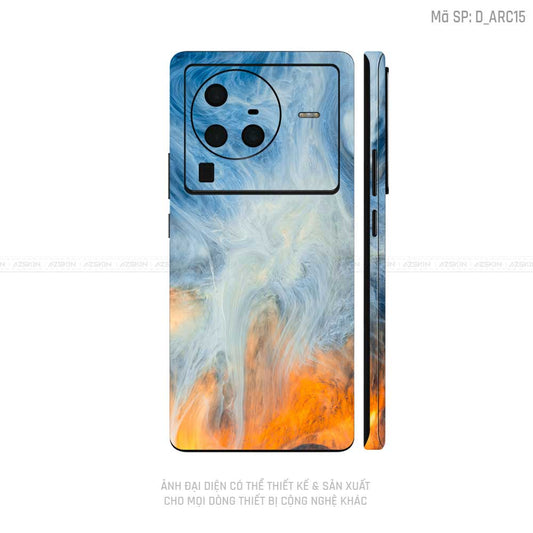 Dán Skin Vivo X Series Hình Nghệ Thuật Arcrylic | D_ARC15