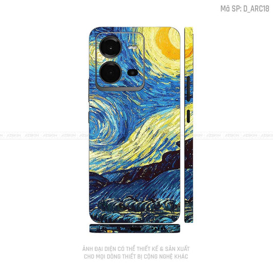 Dán Skin Vivo V Series Hình Nghệ Thuật Arcrylic | D_ARC18