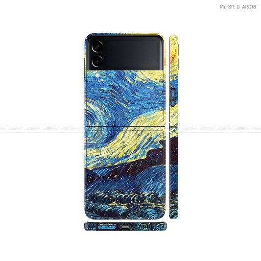 Dán Skin Galaxy Zflip4 Hình Nghệ Thuật Arcrylic | D_ARC18