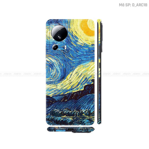 Dán Skin Xiaomi 13 Series Hình Nghệ Thuật Arcrylic | D_ARC18