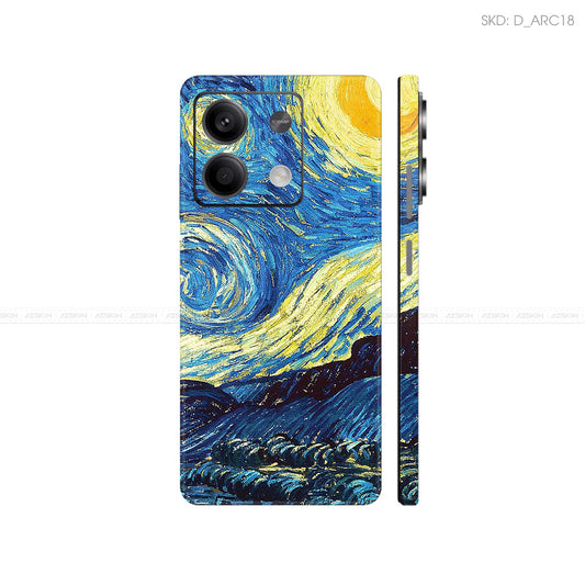 Dán Skin Điện Thoại Xiaomi Redmi 13 Series Hình Nghệ Thuật Arcrylic | D_ARC18