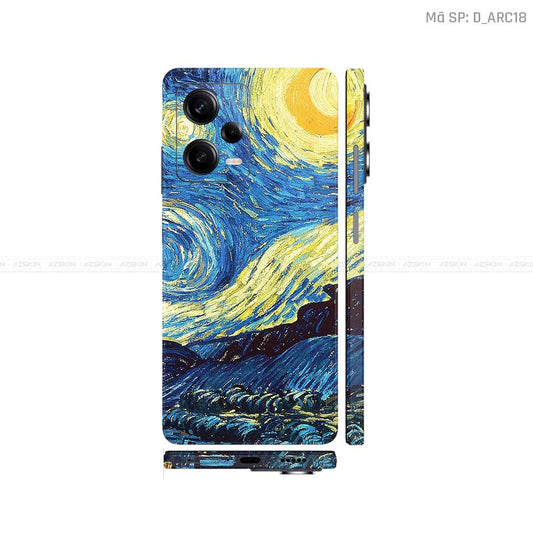 Dán Skin Xiaomi Redmi Note 12 Series Hình Nghệ Thuật Arcrylic | D_ARC18