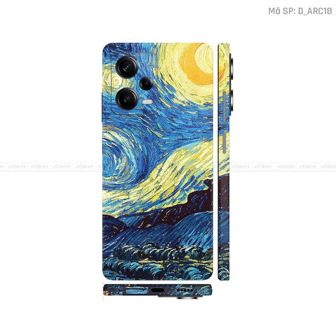 Dán Skin Xiaomi Redmi Note 12 Series Hình Nghệ Thuật Arcrylic | D_ARC18