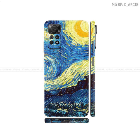 Dán Skin Xiaomi Redmi Note 11 Series Hình Nghệ Thuật Arcrylic | D_ARC18