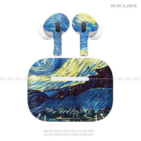 Dán Skin Tai Nghe Airpod 3 Hình Nghệ Thuật Arcrylic | D_ARC18