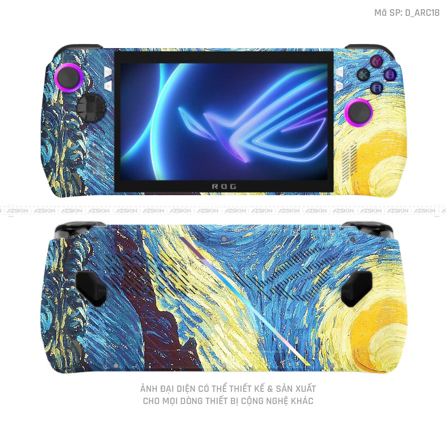 Dán Skin Máy Chơi Game Asus ROG Hình Nghệ Thuật Arcrylic | D_ARC18 ...