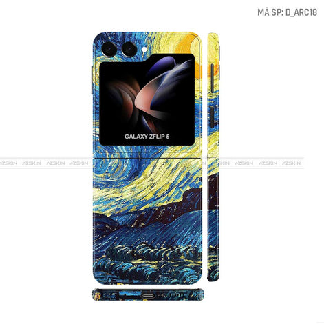 Dán Skin Galaxy Z Flip5 Hình Nghệ Thuật Arcrylic | D_ARC18