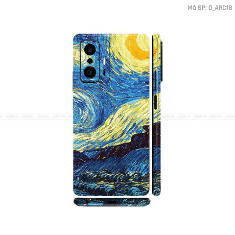 Dán Skin Xiaomi 11 Series Hình Nghệ Thuật Arcrylic | D_ARC18