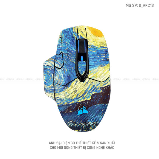 Skin Dán Chuột Corsair Nghệ Thuật Acrylic | D_ARC18