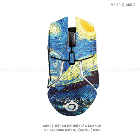 Skin Dán Chuột Steelseries Hình Acrylic | D_ARC18