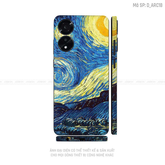 Miếng Dán Skin Điện Thoại OPPO A Series Hình Nghệ Thuật Arcrylic | D_ARC18