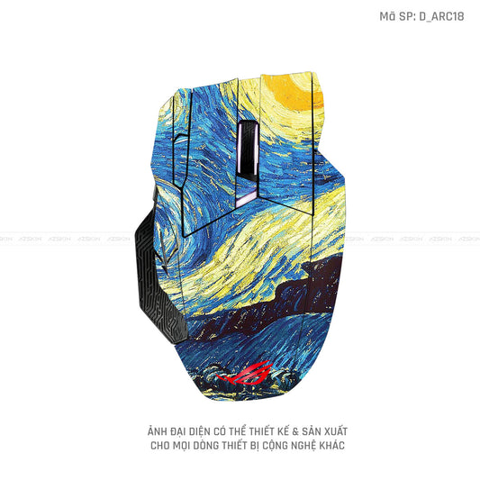 Skin Dán Chuột Asus Hình Nghệ Thuật Arcrylic | D_ARC18