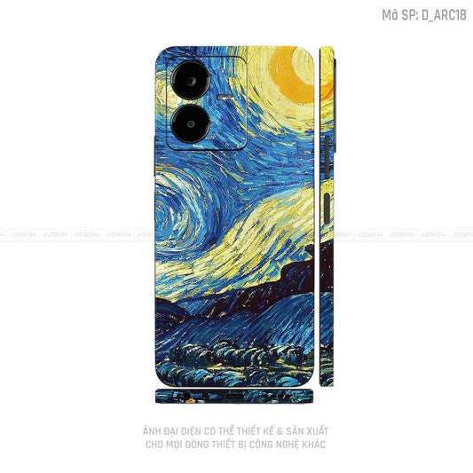 Dán Skin Vivo Y Series Hình Nghệ Thuật Arcrylic | D_ARC18