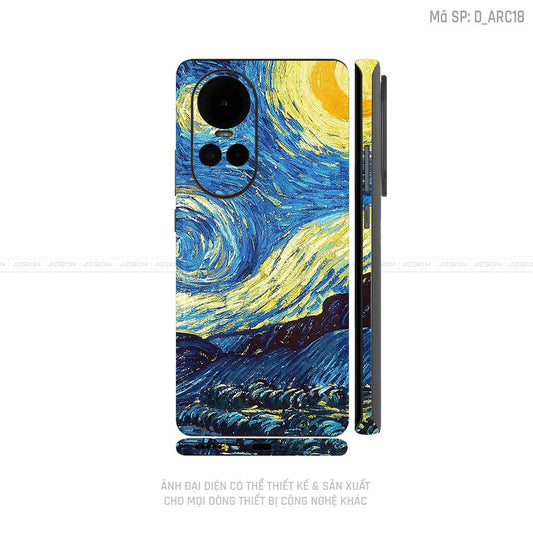 Dán Skin Điện Thoại OPPO Reno Series Hình Nghệ Thuật Arcrylic | D_ARC18