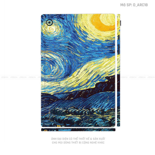 Dán Skin Galaxy Tab A Series Hình Nghệ Thuật Arcrylic | D_ARC18