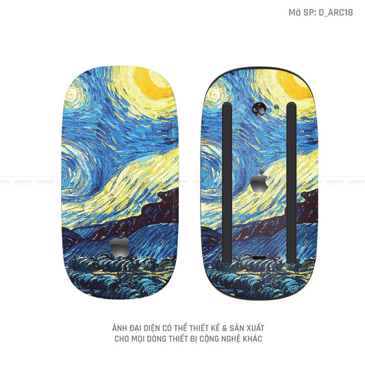 Skin Dán Chuột Apple Magic Mouse Hình Nghệ Thuật Arcrylic | D_ARC18