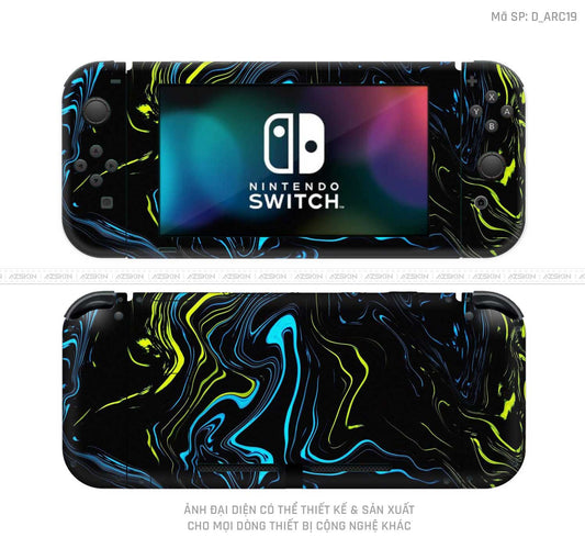 Dán Skin Máy Chơi Game Nintendo Switch Hình Nghệ Thuật Arcrylic | D_ARC19