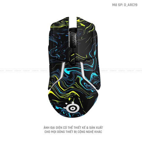 Skin Dán Chuột Steelseries Hình Acrylic | D_ARC19