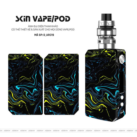 Dán Skin Vape Hình Nghệ Thuật Arcrylic | D_ARC19