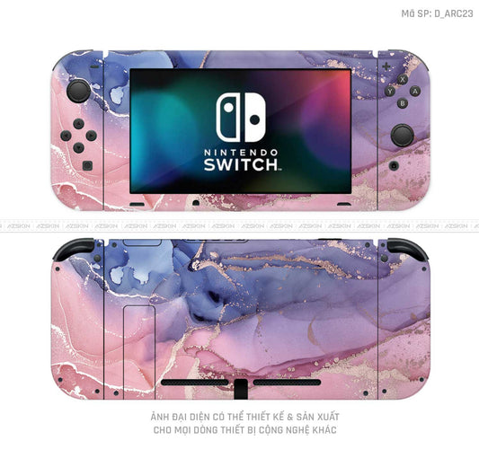 Dán Skin Máy Chơi Game Nintendo Switch Hình Nghệ Thuật Arcrylic | D_ARC22