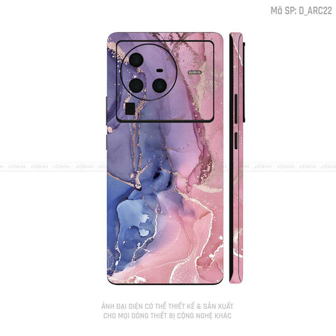 Dán Skin Vivo X Series Hình Nghệ Thuật Arcrylic | D_ARC22