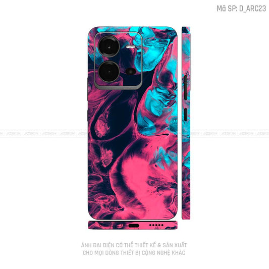 Dán Skin Vivo V Series Hình Nghệ Thuật Arcrylic | D_ARC23
