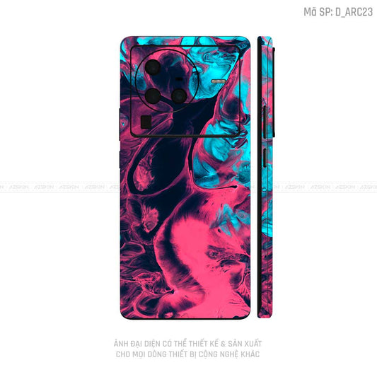Dán Skin Vivo X Series Hình Nghệ Thuật Arcrylic | D_ARC23