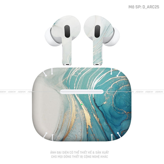 Dán Skin Airpod Pro/ Pro 2 Hình Nghệ Thuật Arcrylic | D_ARC25