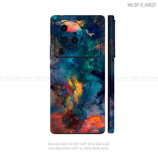 Dán Skin Vivo X Series Hình Nghệ Thuật Arcrylic | D_ARC27